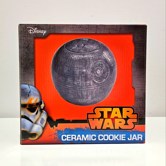 2015 Disney Star Wars Death Star ceramic Cookie Jar - Picture 1 of 4